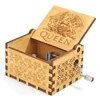 Wooden Music Box Multifunctional Manual Carved Music Box Household Decor Classic Wooden Melody Box Creative Queen Birthday Gifts 4