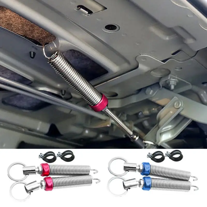 2pcs Car Trunk Opener Spring Long lastingDurable Car Boot Lid Lifting Device Adjustable Stainless Steel Automatic Lift Tailbox