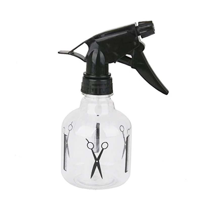 250ML Hairdressing Spray Bottle Salon Barber Hair Tools Water Sprayer Transparent Make-up Style Portable Plastic Spray Bottles spray bottle