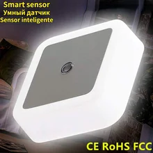 

Smart led light control sensor night light white light warm light home decoration LED night light