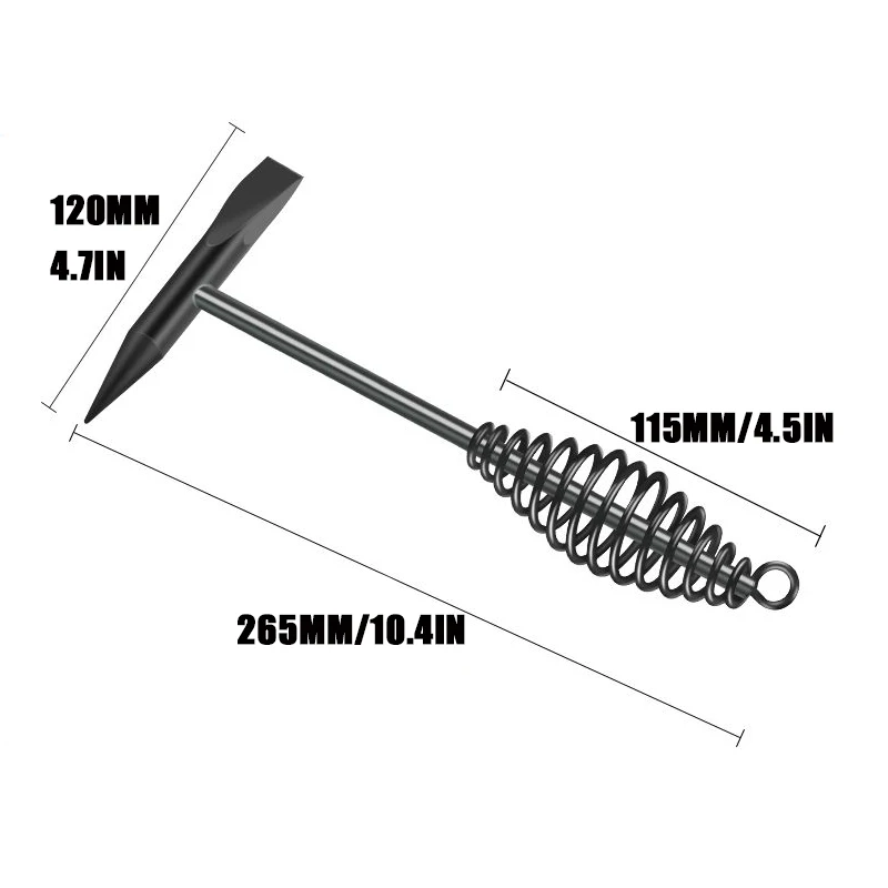 Welding Hammer with Coil Spring Handle for Removing Slag and Welding Slag in Forged Steel Industrial Hammer