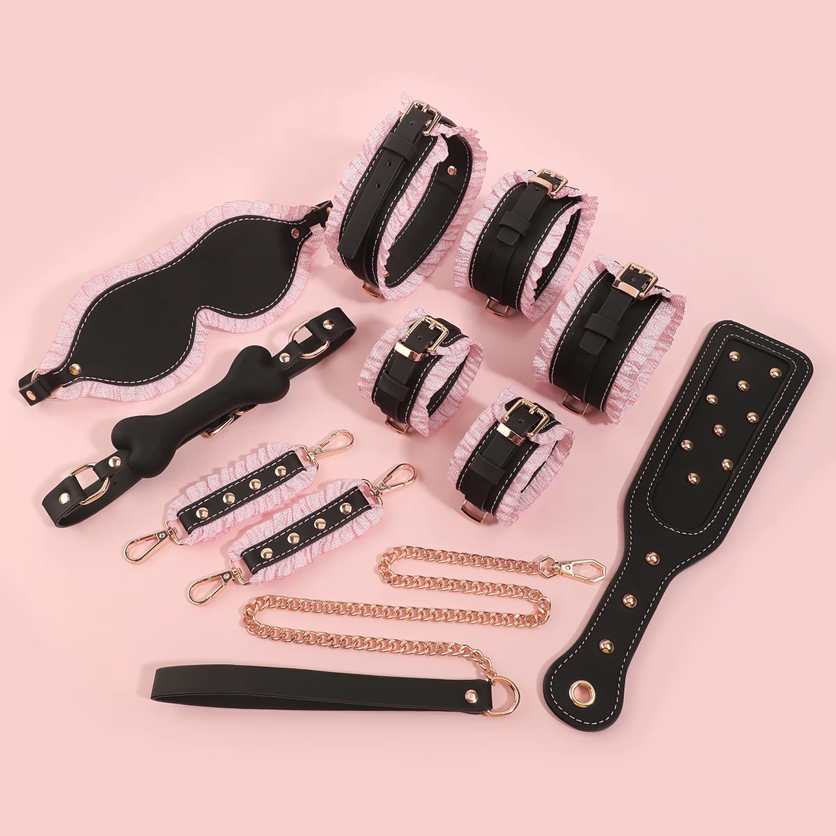 Restraint Kit with blindfold and cuffs designed for consensual adult roleplay