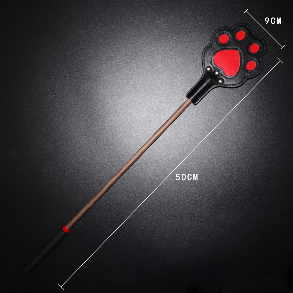 46CM Walnut Wood PU Leather Crop Flogger Racing Spanking Practice Horse Whip fo Horse Equestrian 2
