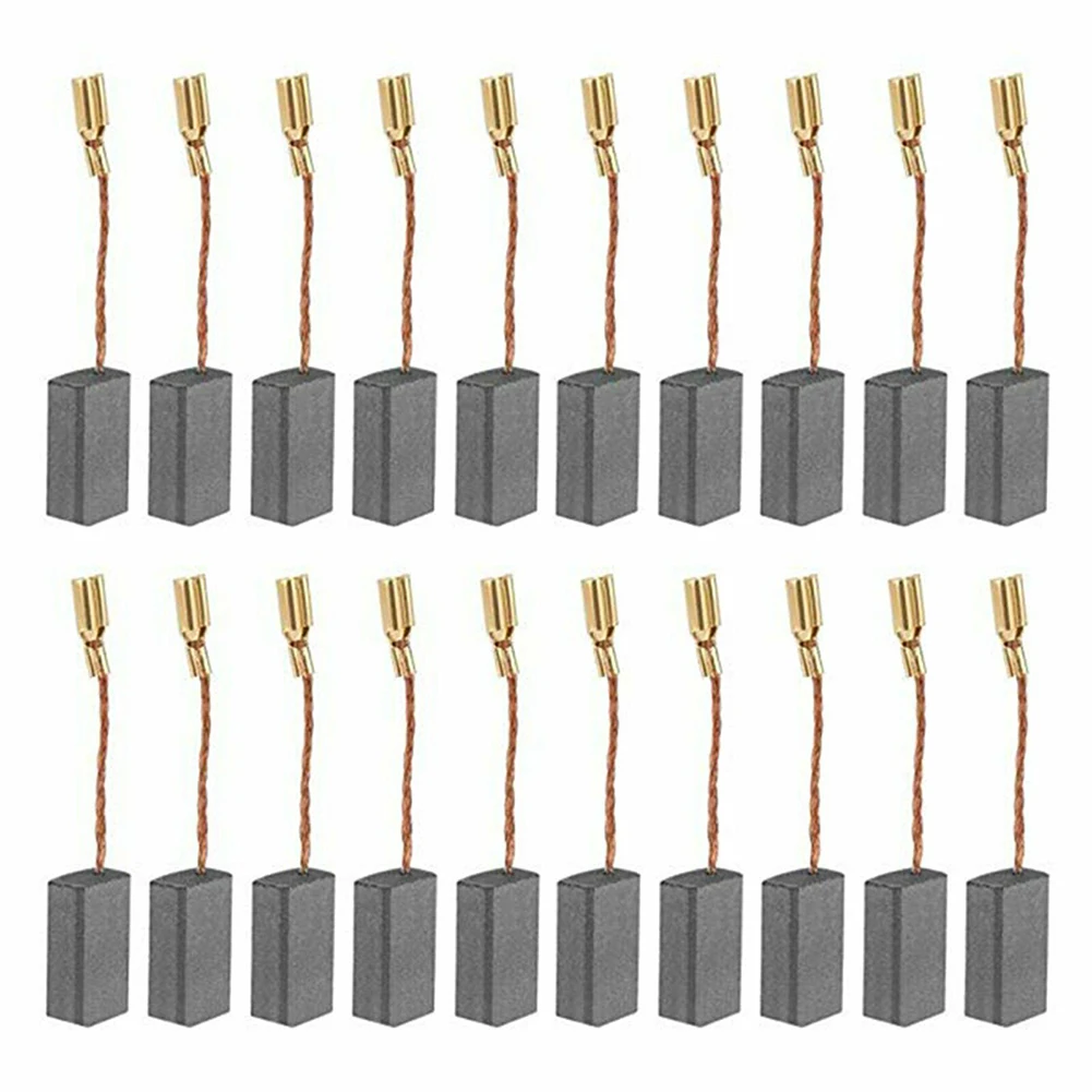 

20 PCS Carbon Brushes For Bosch Motor Angle Grinder 15mm X 8mm X 5mm Drill Graphite Brush Cutting Polishing Machine Power Tools