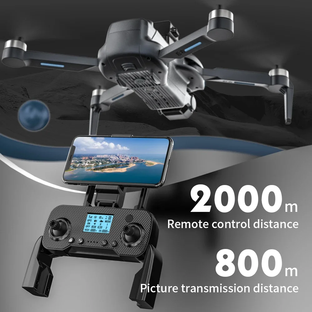 2024 019 PRO RC , ֹ ȸ, 귯ø ī޶, װ , UAV  ̽ , 峭 , 4K HD Fpv GPS