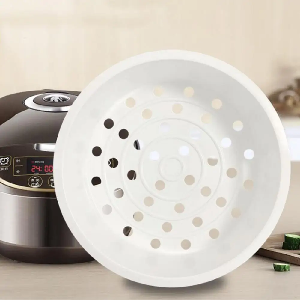 3L5LFoodSteamerDishSteamingTrayPPPlasticDrainBunsNoodles