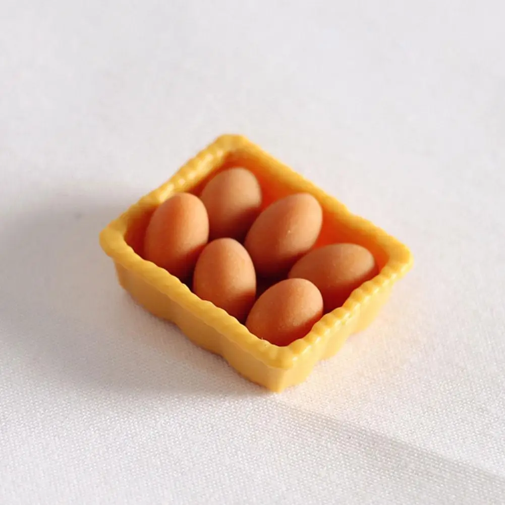 Miniature Kitchen Food Egg Egg Trays For Blyth Doll Toys Doll House pretend food toys pretend kitchen toys kitchen toys doll house toys