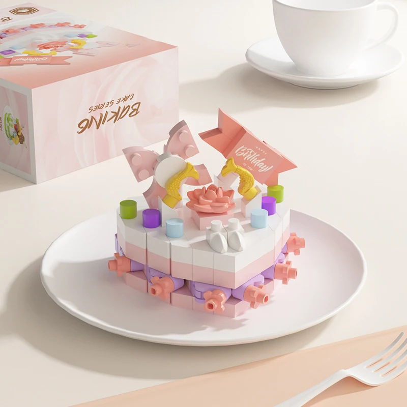 Floral Fantasy Candy Building Block Toy - Creative Home Decoration & Birthday Gift