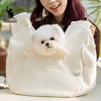 Comfort Pet Dog Backpack Bag Kitten Carrier Outdoor Travel Breathable Cross Design Chest Backpack Bag Pet Supplies 1