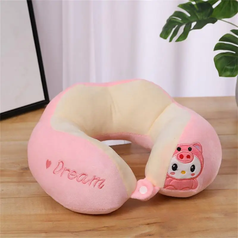 Household Neck Protection Detachable Washable Neck Pillow U-Shaped Pillow Cute Headrest Pillow Neck Car Sleeping Pillow 4