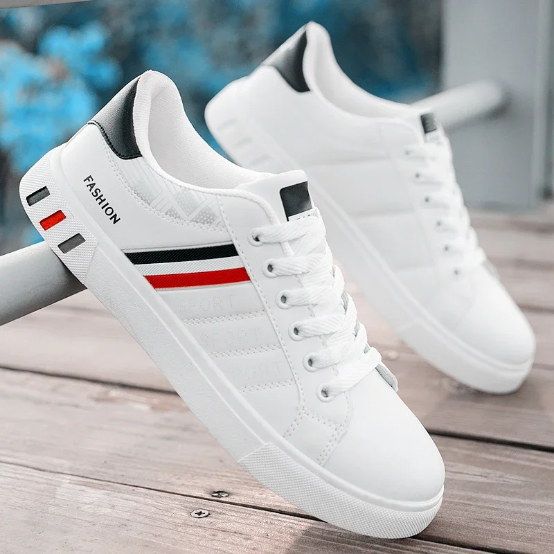 Sports Shoes Men Casual Lightweight Breathable Lace-Up Sneakers for Business Travel