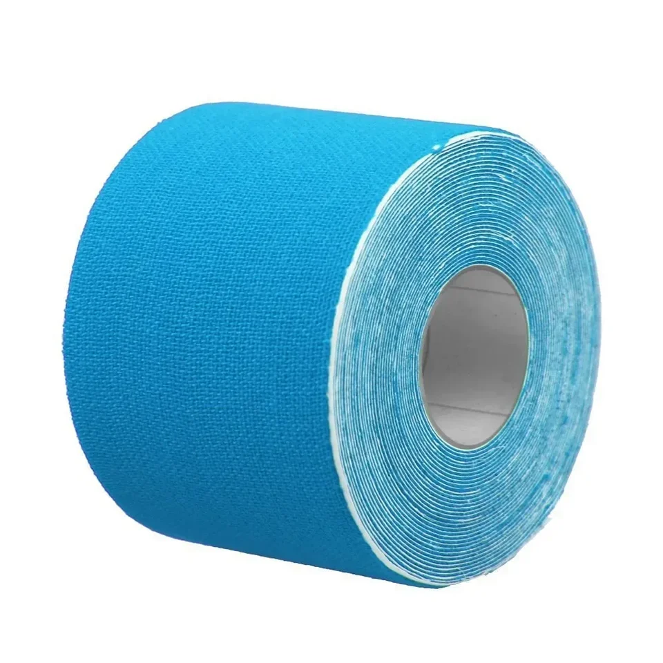 Nastro kinesiologico sportivo da 5 cm x 5 m. Nastro kinesiologico in cotone adesivo elastico per fasciatura muscolare acquista in modo economico - spedizione gratuita, recensioni reali con foto