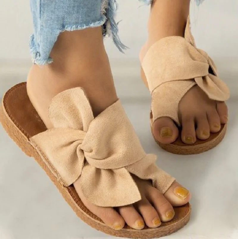 Women's Slippers 'Fashion Piece' 2022 Casual Comfort Soft Bottom Flat Slippers Open Toe Fish Mouth Plus Size Shoes With Flowers