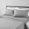 Battilo Double Bed Sheet Set 4Pieces Bedding Set with Pillowscases Luxury Soft Flat & Fitted Sheet For Twin Full Queen King Bed 1
