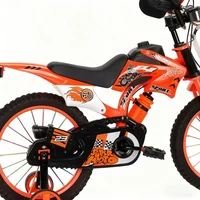 Vélo de moto tout-terrain pour enfants, vélo transfrontalier de 12/16 pouces pour garçons et filles, équipement de cyclisme durable pour enfants 2
