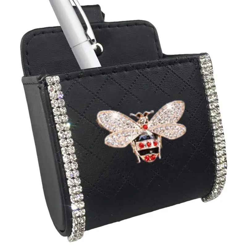 

Car Air Vent Storage Bag Pouch Pocket Phone Holder Bag Storage Case Organizer Fine Stitching Car Organizer Pouch Pocket For Key