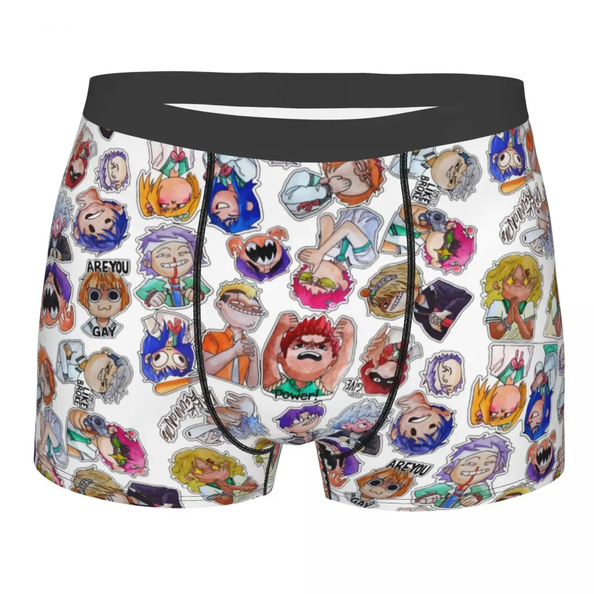 

Saiki K Full Set Premium Men Boxer Briefs Highly Breathable Underpants High Quality Print Shorts Gift Idea