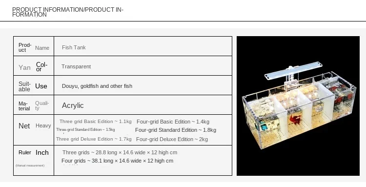 Title 14, Aquarium Fish Tank For Betta Fish & Aquatic Pet...