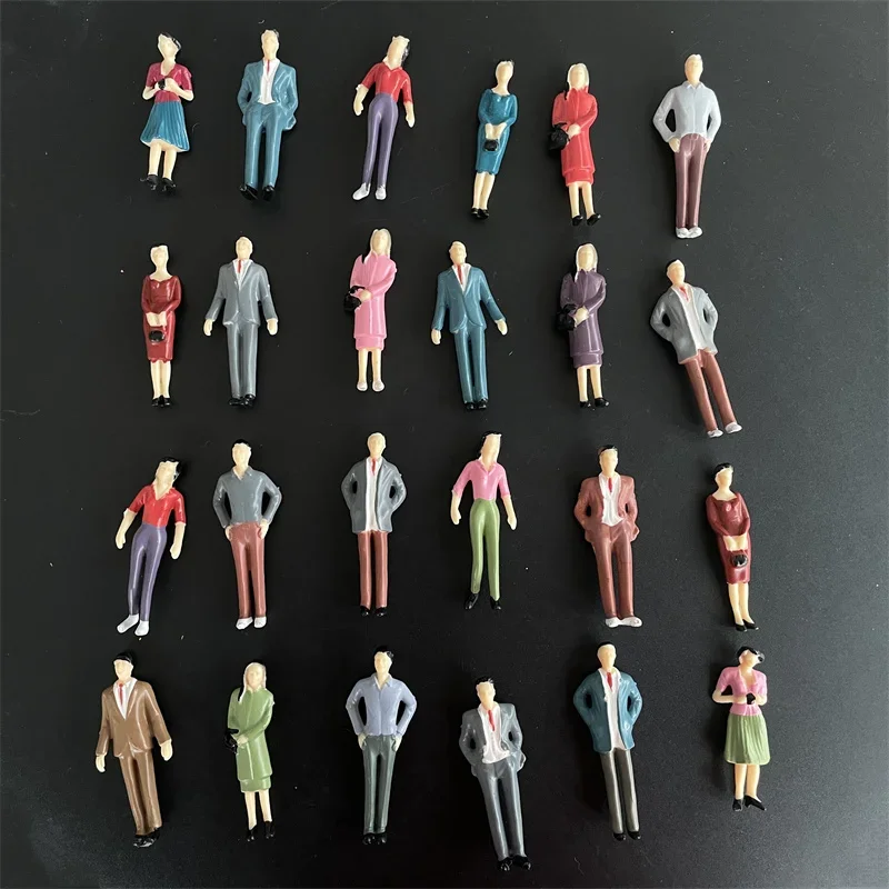 1:25-1:300 Architectural Sand Table  Material Scenery Little Man Simulation Character Colorful Model Figure Mini Man 4