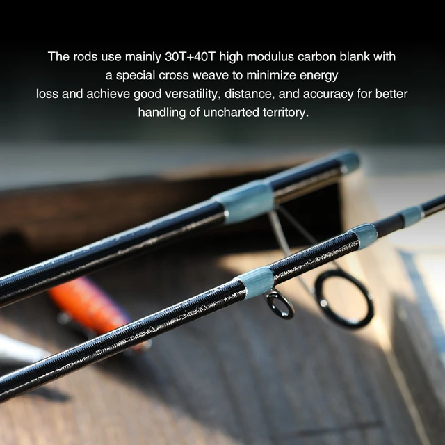 TSURINOYA LURE VALLEY Foldable Portable Fishing Rod 1.98m 2.08m