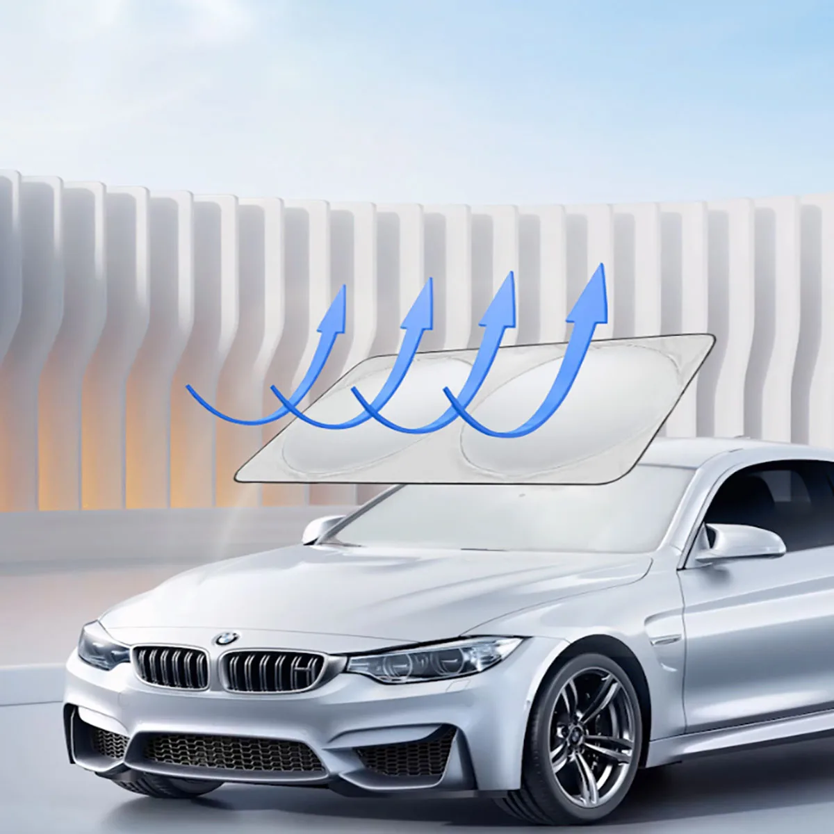 Car Window Sunshade Cover Sun Shade Windshield Visor Protector Windscreen Folding Auto UV Protection Curtain Styling Accessories