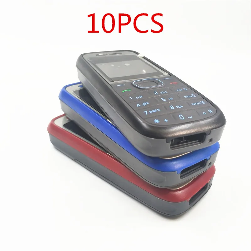 

10 шт./лот Новинка для Nokia 1200 1208 полная фотография чехол высокого качества чехол с английской клавиатурой