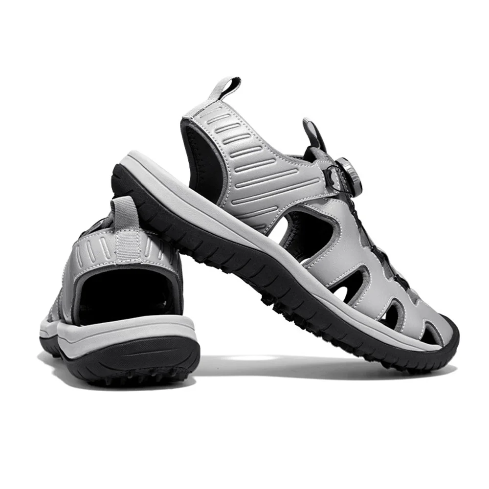 

PGM Beach Shoes Men's Summer Sandals Men's Microfiber Breathable Sandals Open Toe Sandals Casual Elastic Beach Slippers Summer
