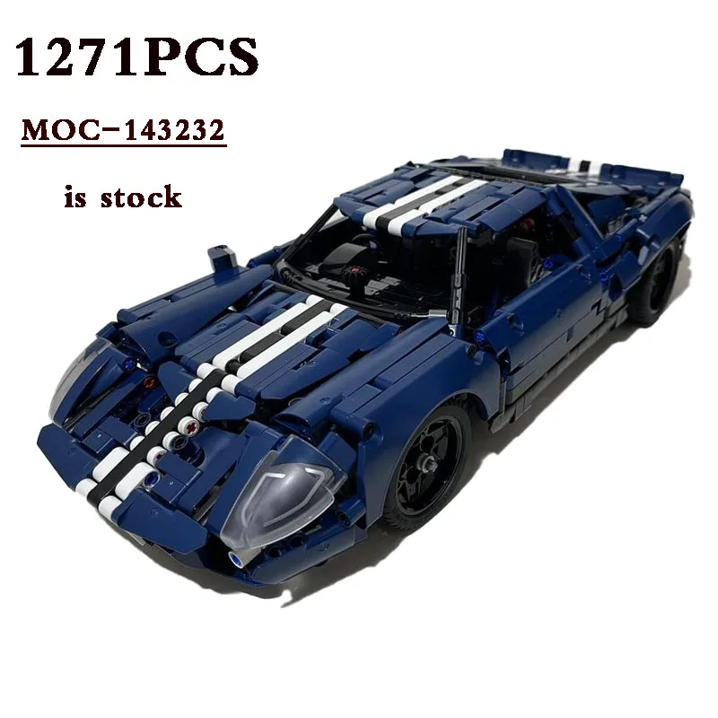 

Классическая гоночная версия • GT40 Mk1, альтернативный дизайн, 42154 B, строительные блоки, игрушка 1271, детали, «сделай сам», веселая игрушка для детей, подарок на день рождения