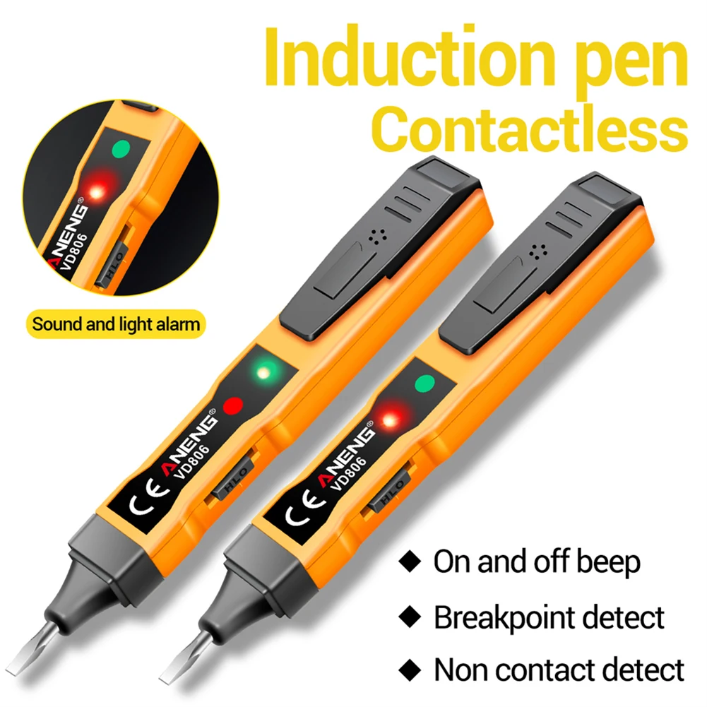 

VD806 AC/DC Voltage Tester Current Non-contact Voltage Detector Circuit Tester