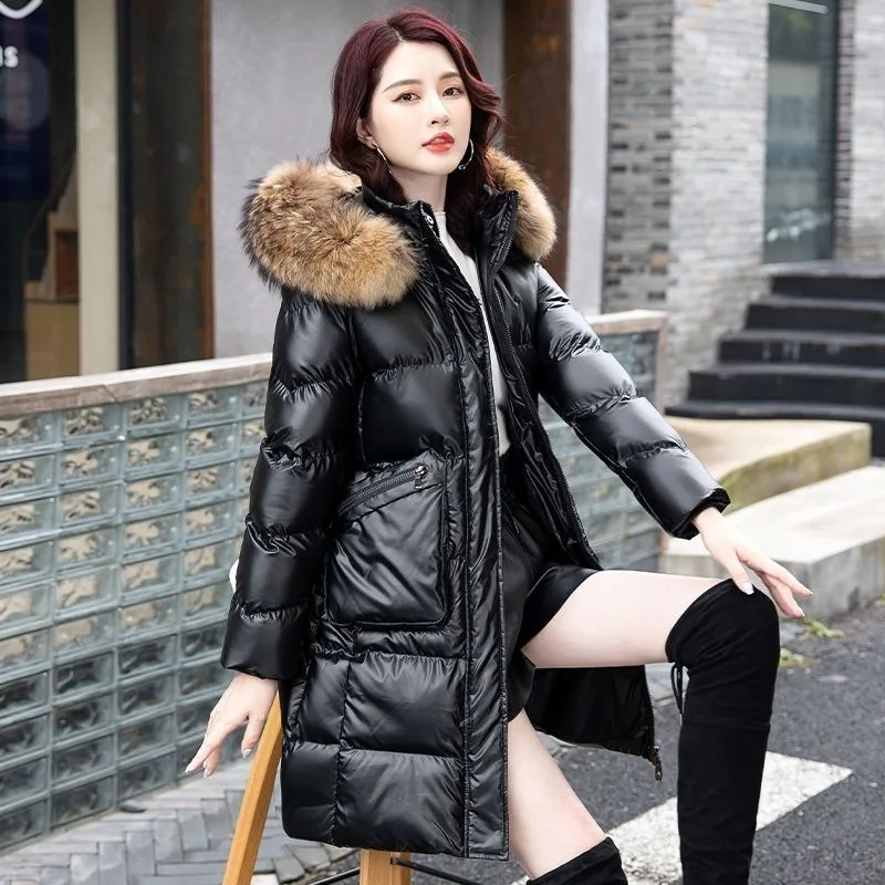 Рисунок 3 - Новинка 2023, женское пуховое пальто из хлопка