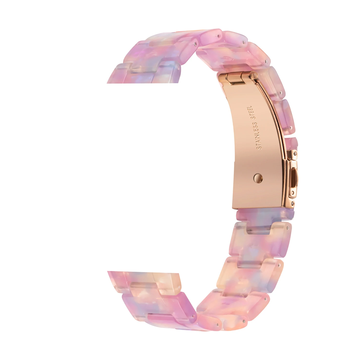 Universal 18mm Women's Resin Watch Strap - Trendy Design
