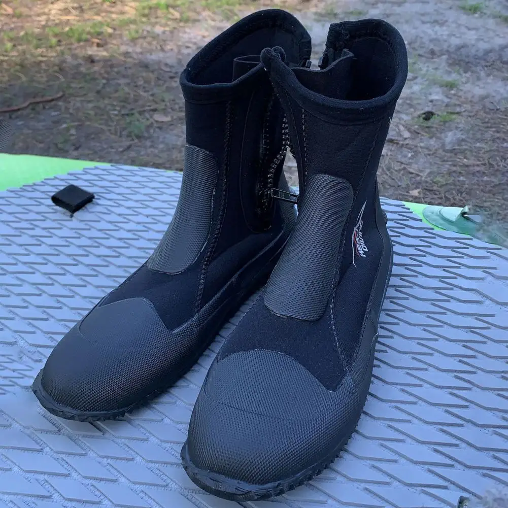 1 Pair Practical Chloroprene Rubber Spearfishing Boots Not Easy to Fall Off Wear-resistant Reliable Useful Diving Boots