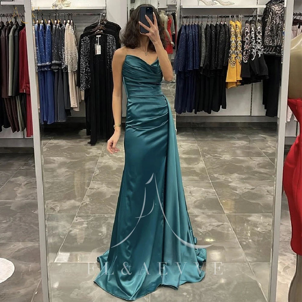 

Emerald Green Satin Bridesmaid Dresses for Women Dress Sweetheart Wedding Party Gown Woman Dress Mermaid Robe Elegant Gowns