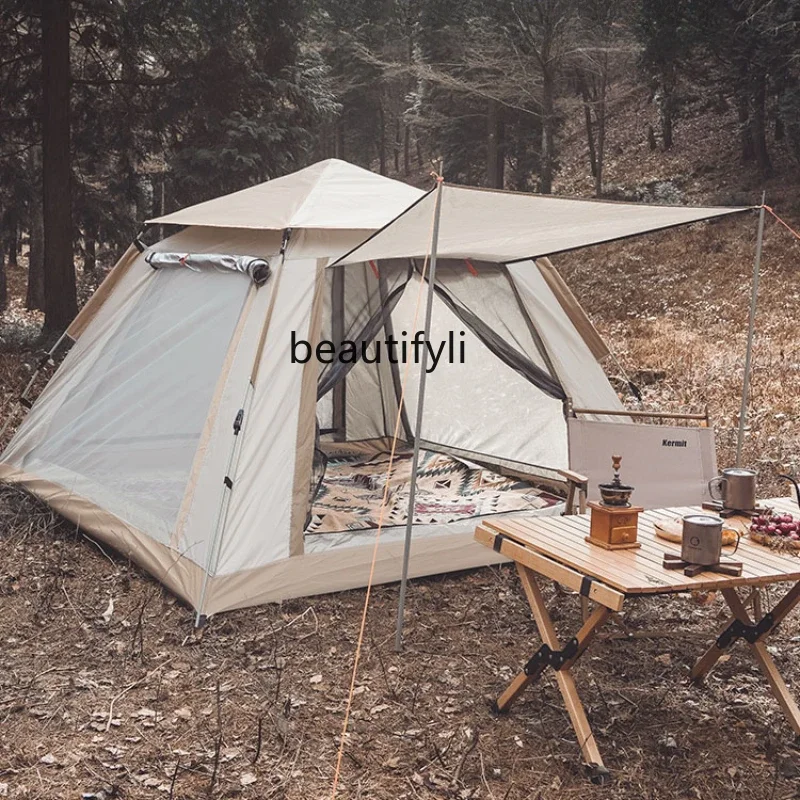 

Палатка для кемпинга на открытом воздухе пикника Автоматическая непромокаемая утолщенная Портативная Складная вентиляция