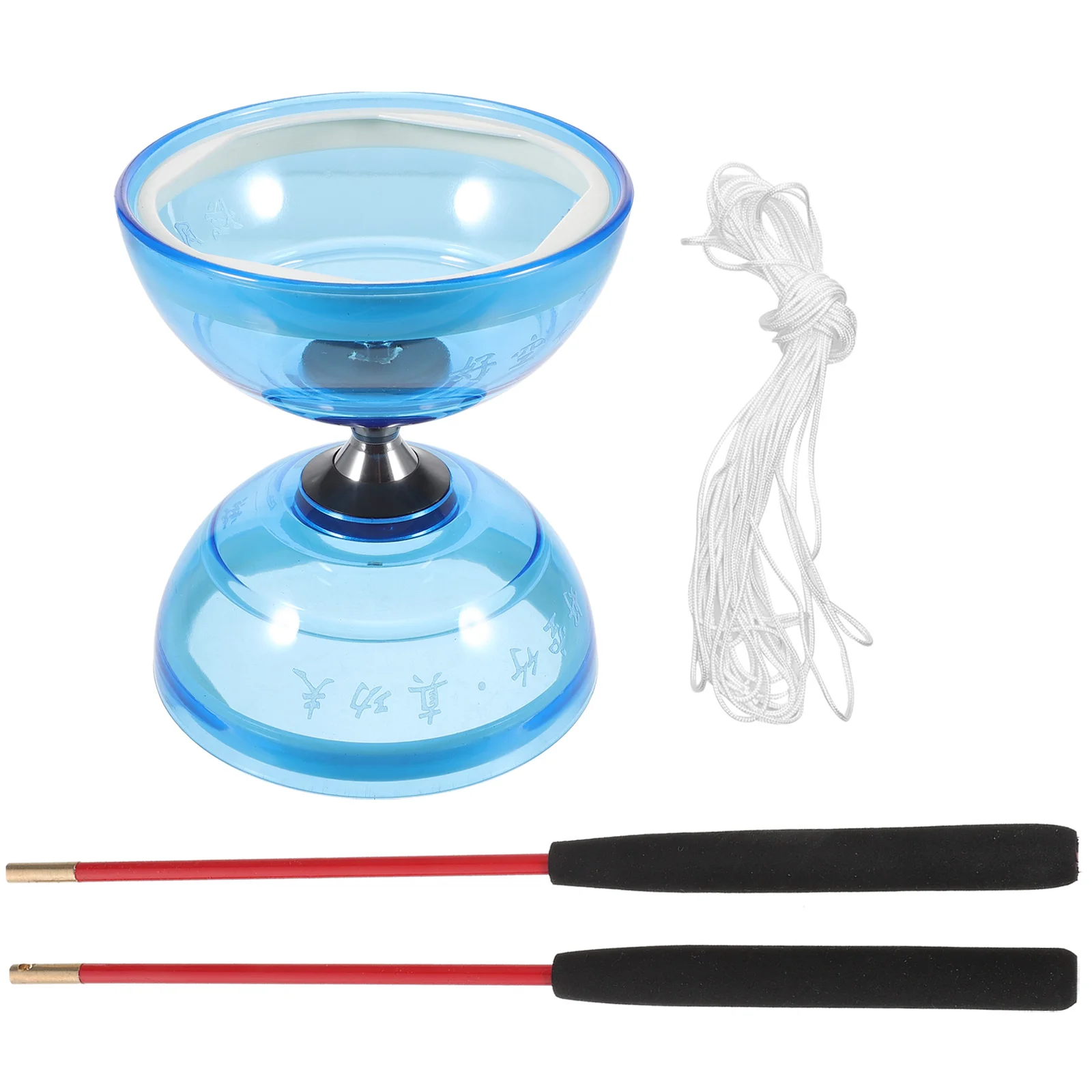 Crystal Bearing Diabolo Chinese Yo for Kids Juggling Trick Toy Outdoor Toys Flying Yo-yo Beginner