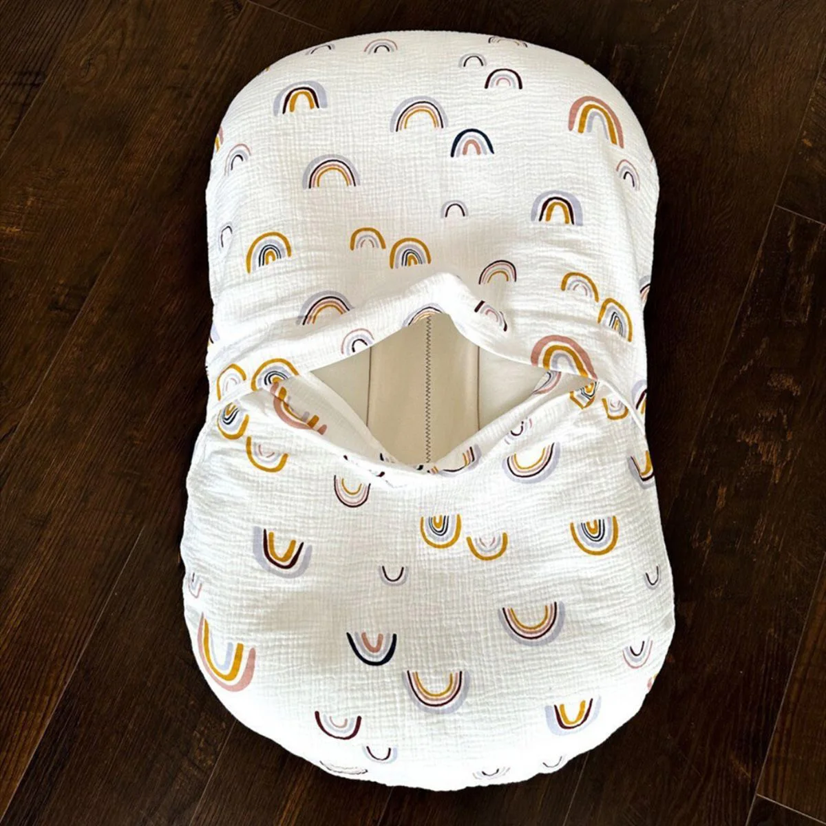 Baby Pillow Cover Baby Muslin Bassinet Sheets Newborn Changing Daiper Pad Sheet Cover