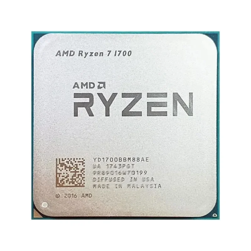 AMD R7 1700 Ryzen 7 1700 3.0GHz 8코어 16스레드 CPU 프로세서 65W 소켓 AM4 게이밍 CPU (패키지 미포함)