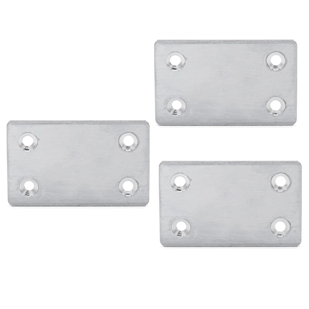 Description Picture 4 of itemWooden Angle Corner Brackets Furniture Flat Mending Repair Plate Fastener 4-hole Fixing Piece Furniture Connector Hardware