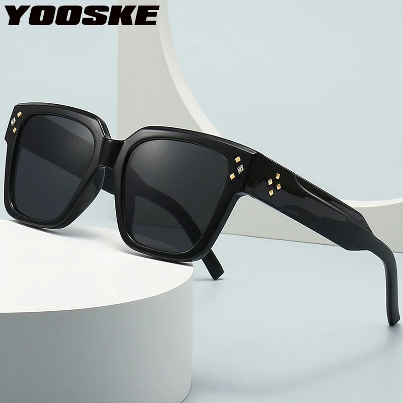 

Imwete Vintage Oversized Square Sunglasses Women Luxury Brand Designer Retro Sun Glasses Men UV400 Shades Sunglasses