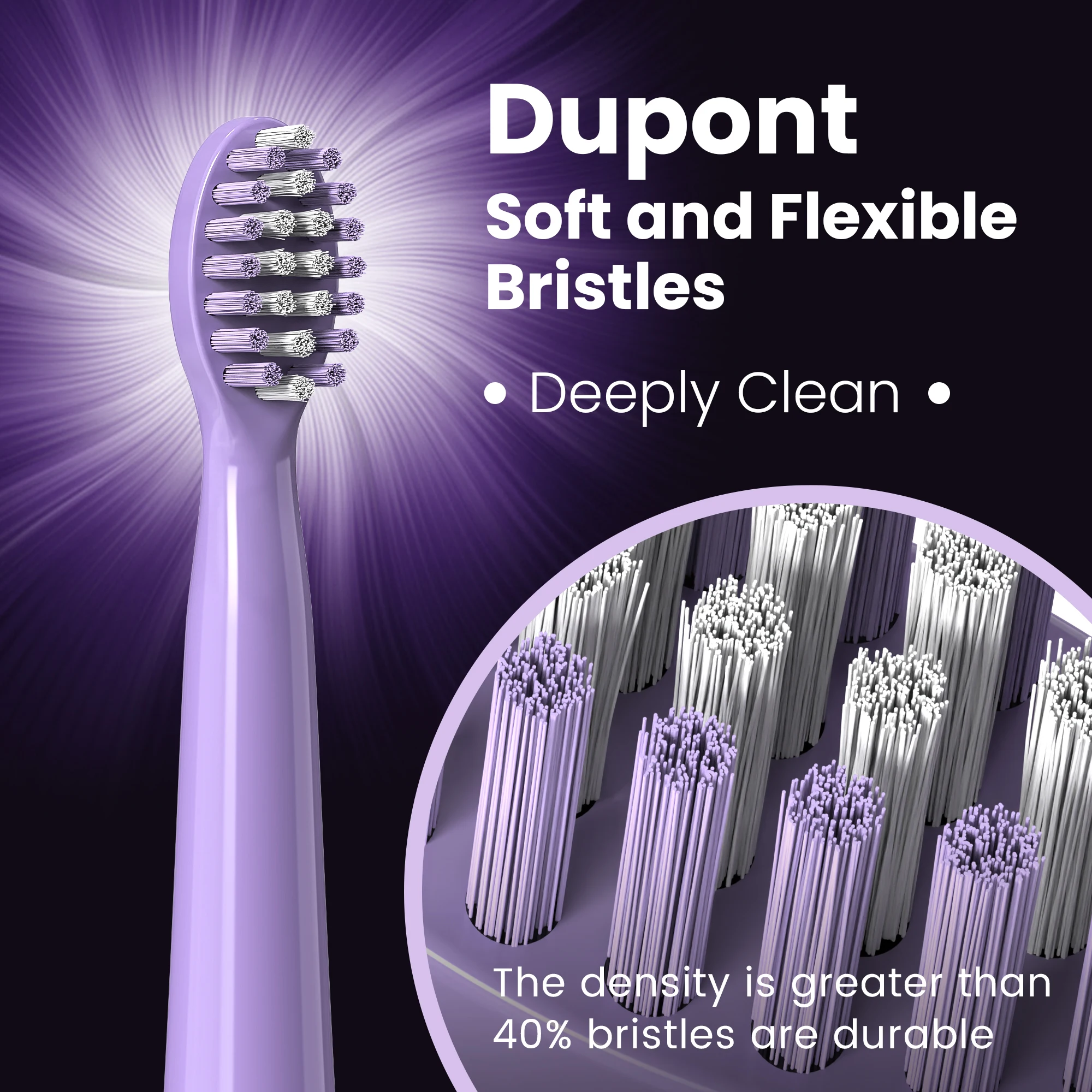 SEJOY Oral Cleaning Sonic Electric Toothbrush Personal Care Appliances IPX7 3 Modes Smart Rechargeable Automatic Toothbrush 3