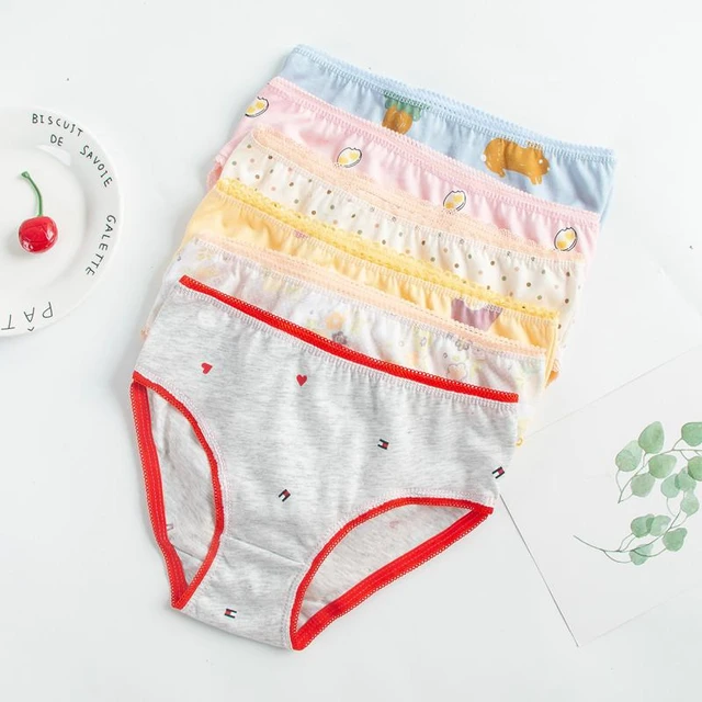 Children's Underwear Girls' Cotton Briefs 2 Big Children's 3 Baby's Underwear  5 Little Girl's 6 Cotton 10 Shorts 12 Years Old - AliExpress