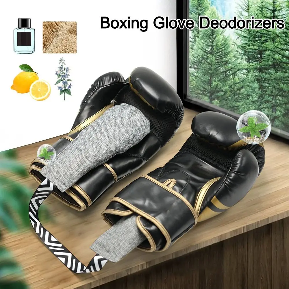 Polyester Boxing Glove Deodorizers Antibacterial Leaves Gloves Fresh Boxing Gloves Charcoal Bag Absorbs Stink