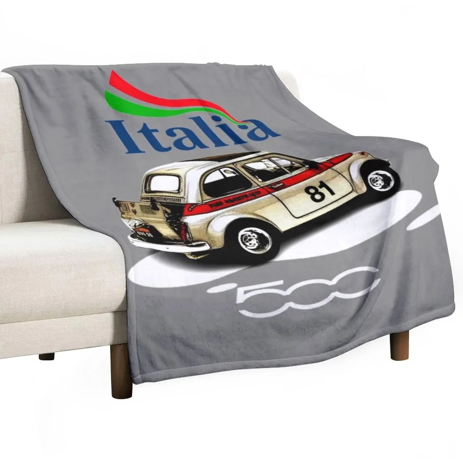 

Fiat 500 Throw Blanket Softest Nap Furrys Bed Fashionable Blankets