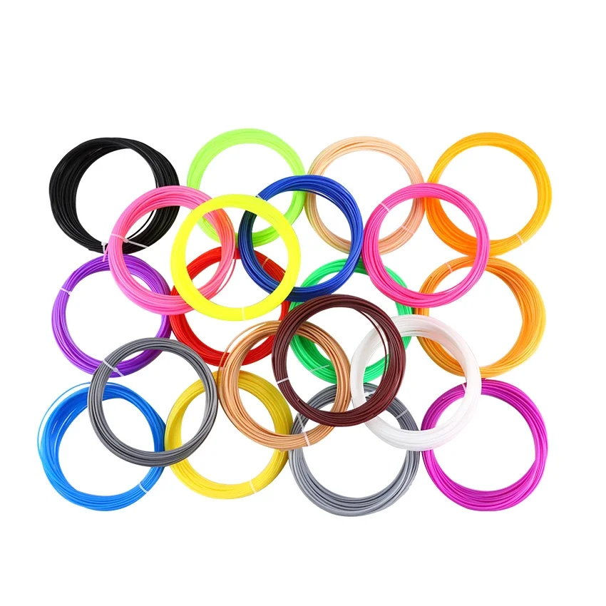 3D Printing Pen ABS PLA Filament 1.75mm 20 Colors No Pollution For 3D Printer