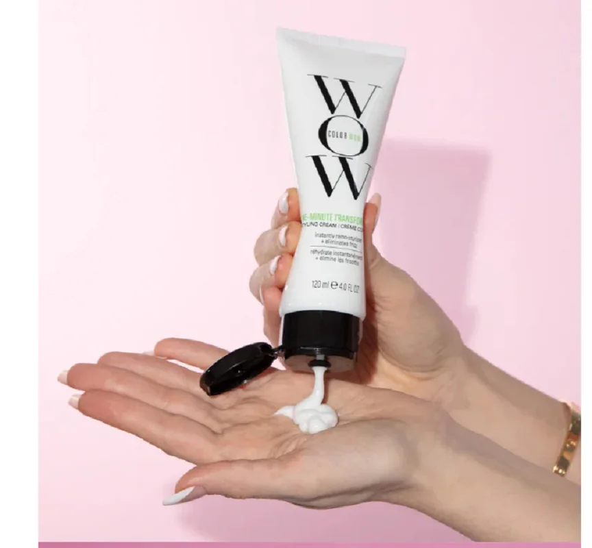 Description Picture 3 of item5PCS COLOR WOW Hair Styling Cream Anti-frizz Hair Moisturizing Cream Hair Styling Nourishing Care Smooth and Repair Hair 120ml