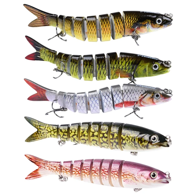 Fishing Lures For Bass Trout Multi Jointed Slow Sinking Baits Freshwater  Saltwater Bass Fishing Lures Slow Sinking Baits - AliExpress