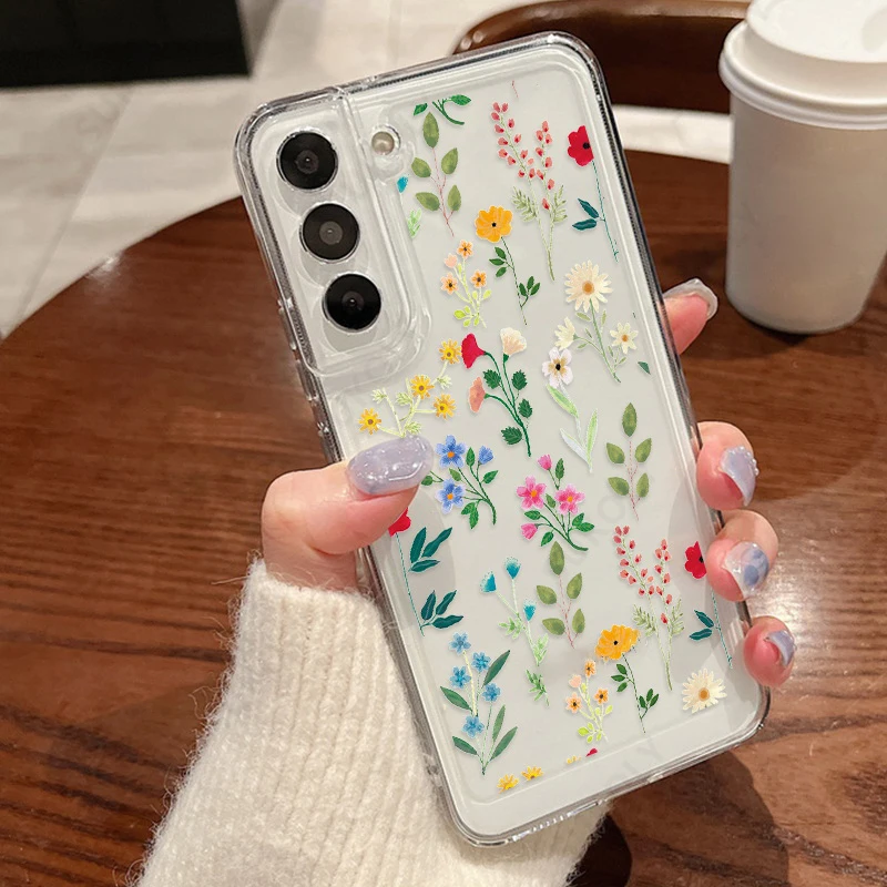 Floral Love Transparent Soft Phone Case