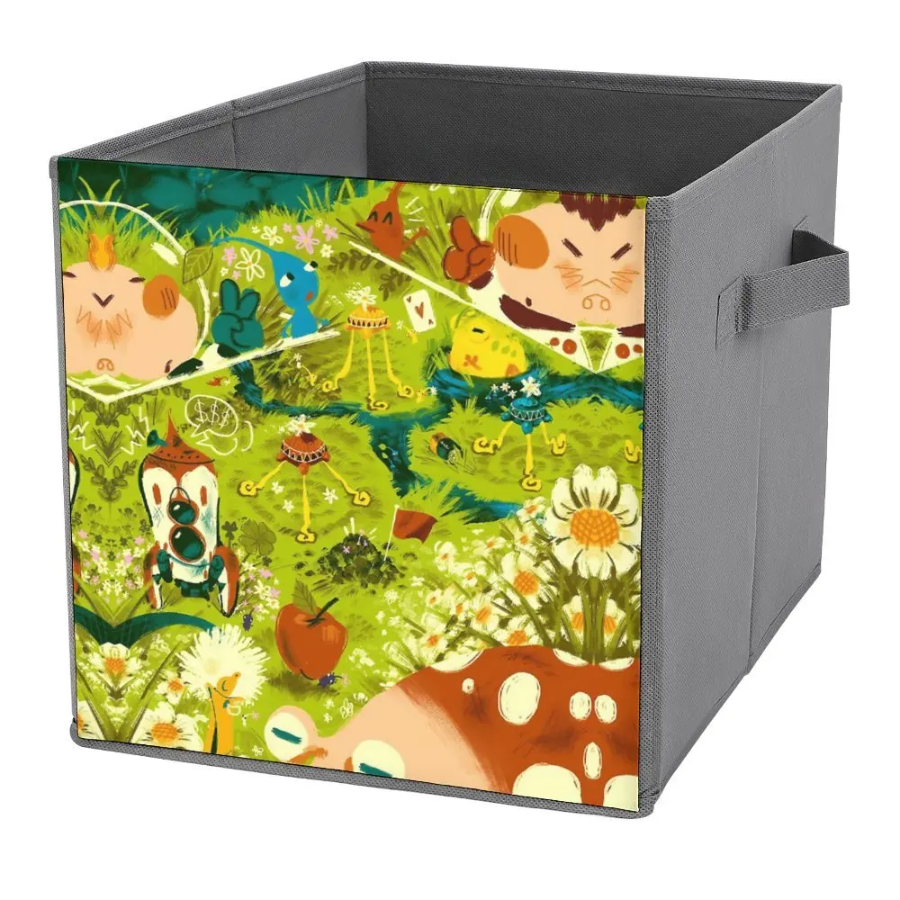 Serbatoio Di Stoccaggio Pikmin 2 In Vendita Scatola Di Immagazzinaggio Pieghevole Organizer Divisione Portaoggetti Da Viaggio Portatile Novità Libri D