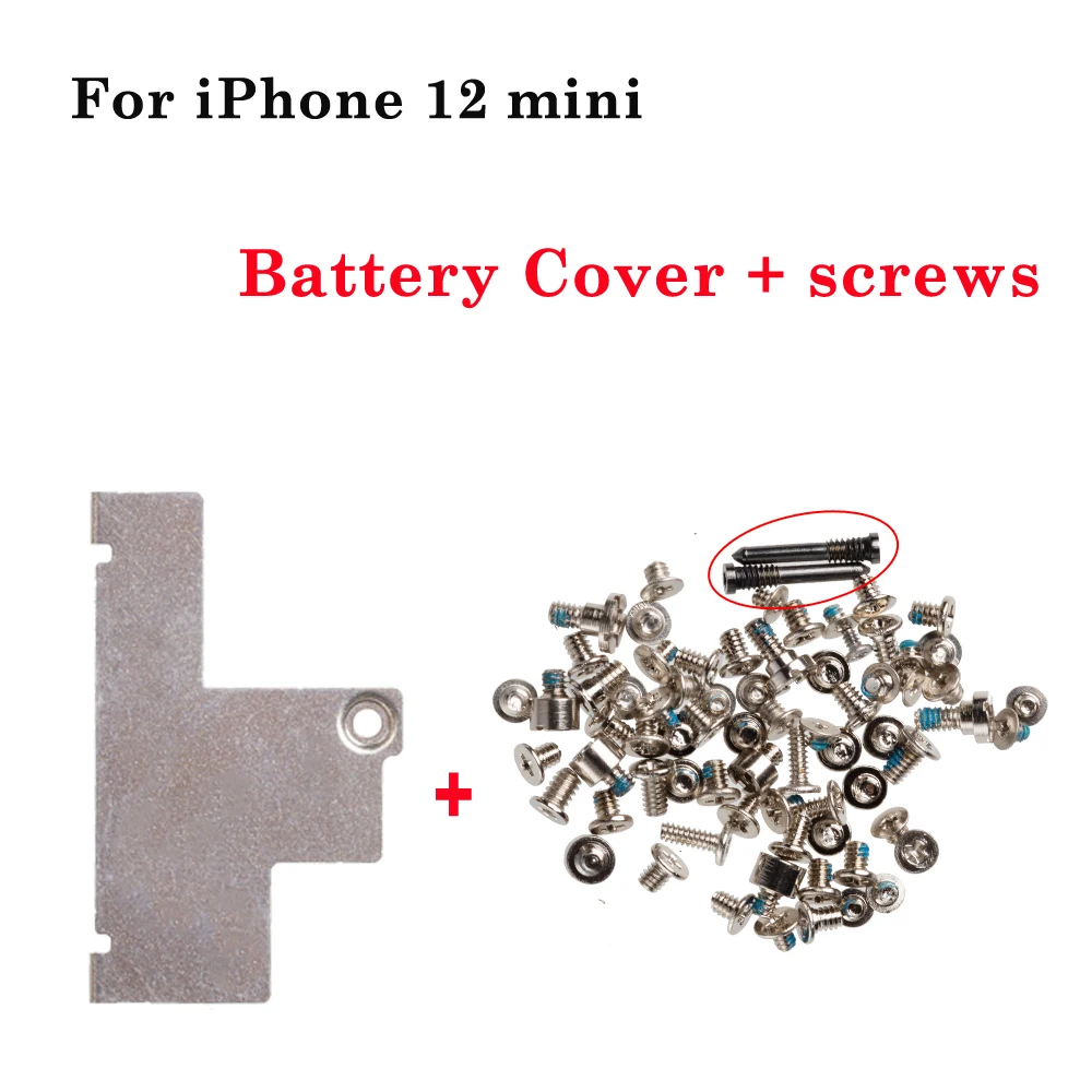 Enhanced Battery LCD Flex Cable Cover with Complete Screw Set and Internal Metal Bracket Clip Holder