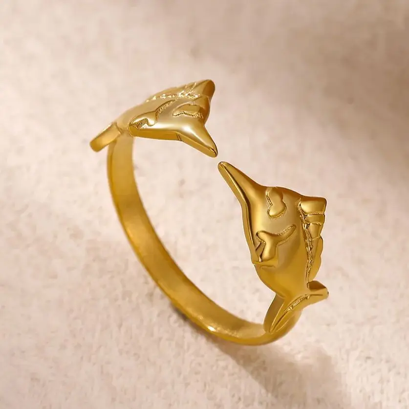 Fashion Ring for Women Color Stainless Steel Jewelry